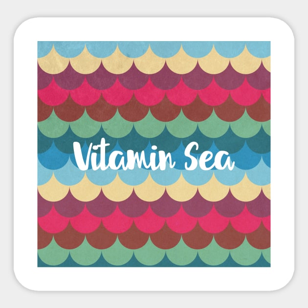 Vitamin Sea Pattern Sticker by Tobe_Fonseca